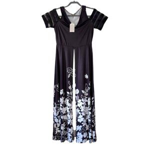 NWT Exclusive Beach Boho Coastal Lagenlook Maxi Cover Up Tunic S